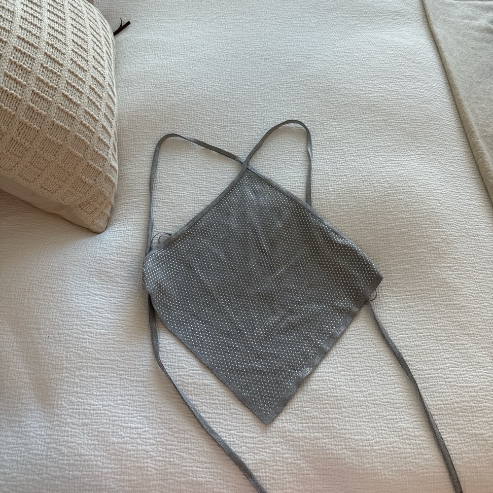 Zara sparkly top